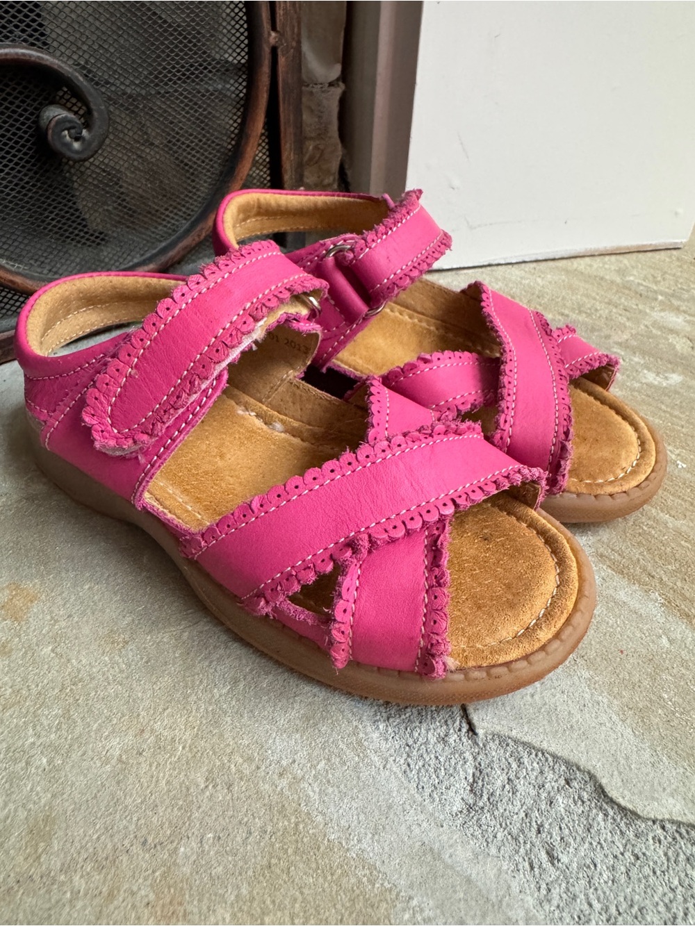 Livie and Luca Dark Pink Sandal Size 11C